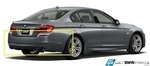 PKF10MSPORTREAR - : F10 5 Series M Sport Rear Aerodynamic Retrofit Kit for BMW Image