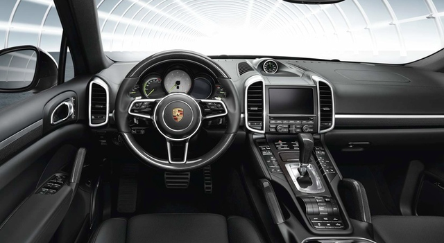 95804440011A34 - : 9A2 Cayenne E2-2 (2015-2018) Carbon Fiber Steering Wheel &amp; Shift Lever Package for Porsche Image