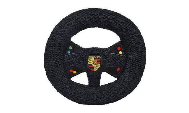 WAP0409010K - : Knitted Steering Wheel with Rattle - Motorsport for Porsche Image