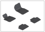 51477910596 - : Set Floor Mat Front 519012 for BMW Image