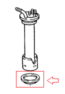 92820132702 - Fuel System: Gauge Seal for Porsche Image