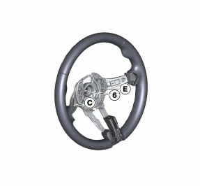 32307850404 - Steering: Steering Wheel for BMW: 320i, 320i xDrive, 328d, 328d xDrive, 328i, 328i GT xDrive, 328i xDrive, 330e, 330i, 330i GT xDrive, 330i xDrive, 335i, 335i GT xDrive, 335i xDrive, 340i, 340i GT xDrive, 340i xDrive, 430i, 430i Gran Coupe, 430i xDrive, 430i xDrive Gran Coupe, 440i, 440i Gran Coupe, 440i xDrive, 440i xDrive Gran Coupe, ActiveHybrid 3, M2, M3 Image