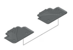 51475A87FF2 - : ​G60 5 Series, G90/G99 M5 All Weather Rubber Floor Mats Set - Rear for BMW Image
