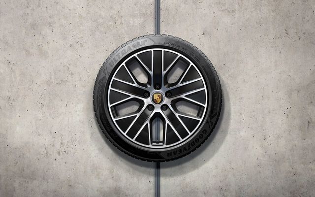 9J1073600C - : 9J1 Taycan  (2020+) 20" Taycan Turbo Aero Winter Wheel/Tire Set (Goodyear) for Porsche: Taycan Image