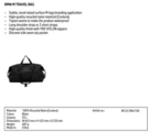 80222864106 - : BMW M Travel Bag for BMW Image
