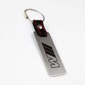 82125B4FE92 - : BMW M Carbon Fiber/Stainless Keychain for BMW Image