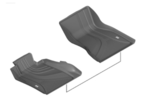 51472446335 - : G30 5 Series, F90 M5 All Weather Floor Liner Set - Front for BMW Image