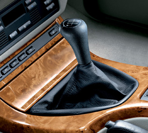 Genuine BMW 25-11-7-500-299 | Black Leather Shift Knob - 5