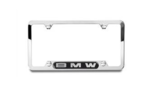 82122433223 - : Nameplate License Plate Frame - Polished w/ Carbon Fiber Background for BMW: 230i, 230i xDrive, 320i, 320i xDrive, 328d, 328d xDrive, 330e, 330i, 330i GT xDrive, 330i xDrive, 340i, 340i GT xDrive, 340i xDrive, 430i, 430i xDrive, 440i, 440i xDrive, 530i, 530i xDrive, 535i GT, 535i GT xDrive, 540d xDrive, 540i, 540i xDrive, 550i GT xDrive, 640i, 640i Gran Coupe, 640i xDrive, 640i xDrive Gran Coupe, 640i xDrive Gran Turismo, 650i, 650i Gran Coupe, 650i xDrive, 650i xDrive Gran Coupe, 740e xDrive, 740i, 740i xDrive, 750i, 750i xDrive, 840i, Alpina B6 xDrive Gran Coupe, Alpina B7, M2, M240i, M240i xDrive, M3, M340i, M4, M5, M550i xDrive, M6, M6 Gran Coupe, M760i xDrive, M8, X1, X2, X3, X4, X5, X6, X7, Z4 Image