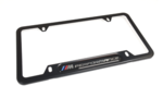 82125A1C494 - : M Performance Steel License Plate - Black for BMW: 228i, 230i, 320i, 328d, 328i, 330e, 330i, 330i GT xDrive, 335i, 340i, 340i GT xDrive, 428i, 430i, 430i Gran Coupe, 435i, 440i, 528i, 530i, 535d, 535i, 540i, 550i, 640i, 640i Gran Coupe, 640i xDrive Gran Turismo, 650i, 650i Gran Coupe, 740i, 740Li, 750i, 750Li, 760Li, 840i, 840i Gran Coupe, Alpina B6 xDrive Gran Coupe, Alpina B7, M2, M235i, M240i, M3, M340i, M4, M440i Gran Coupe, M5, M550i xDrive, M6, M6 Gran Coupe, M760i xDrive, M8, X1, X2, X3, X4, X5, X6, X7, Z4 Image