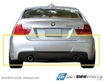 PKE90MSPORTREAR - : E90 3 Series M Sport Rear Aerodynamic Retrofit Kit for BMW Image