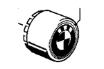 36131117649 - : Hub Cap for BMW: 524td, 528e, 533i, 535i, 535is, 633CSi, 635CSi, 733i, 735i, L7, M5, M6 Image