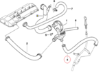11157532649 - : Vent Hose C111066 for BMW Image