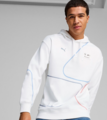 80125B5F390 - : BMW M Motorsport Statement Puma Hoodie - White for BMW Image