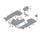 51758065934 - : Underfloor Coating Center (M) for BMW Image