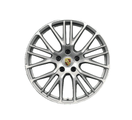 971601025APOU7 - : 21" Exclusive Design Sport Front Alloy Wheel, Platinum Silver Metallic - 9,5Jx21" for Porsche Image