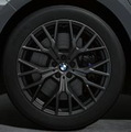 36115B4E9E6 - : G45 X3 20" Style 911M  Performance Y-Spoke Jet Black Matte Winter Wheel/Tire - 9x20 for BMW Image