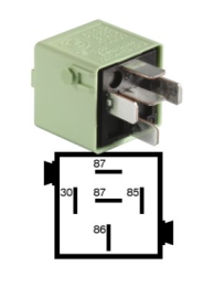 61368373700 - Suspension: Relay for BMW: 318i, 318is, 318ti, 323Ci, 323i, 323is, 325, 325Ci, 325e, 325es, 325i, 325is, 325iX, 325xi, 328Ci, 328i, 328is, 330Ci, 330i, 330xi, 524td, 525i, 525iT, 528e, 528i, 528i xDrive, 530i, 530xi, 533i, 535d, 535d xDrive, 535i, 535i GT, 535i GT xDrive, 535i xDrive, 535is, 535xi, 540i, 550i, 550i GT, 550i GT xDrive, 550i xDrive, 633CSi, 635CSi, 733i, 735i, 735iL, 740i, 740iL, 745i, 745Li, 750iL, 760i, 760Li, 840Ci, 850Ci, 850CSi, 850i, ActiveHybrid 5, M3, M5, M6, X3, X5, Z8 Image