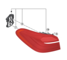 63217331281 - : Tail Lamp Assembly - Left for BMW: X4 Image