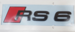 4K0853740T94 - : RS6 Emblem (Gloss Black) for Audi: RS6 Avant Image