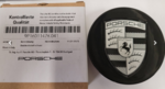 9P1601147K041 - : Hub Cap - Black with Monochrome Emblem for Porsche: Macan Image