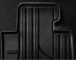 51472348155 - : F32/33/36 4 Series, F82/83 M4 All Weather Floor Mats, Front - Basic Line (Black) for BMW: 428i, 428i xDrive, 430i, 435i, 435i xDrive, 440i, M4 Image