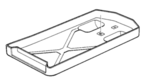 51711922158 - : Tray for BMW: 318i, 325, 325e, 325es, 325i, 325is Image
