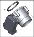 13547588625 - : Throttle Body for BMW: 228i, 228i xDrive, 320i, 320i xDrive, 328i, 328i GT xDrive, 328i xDrive, 428i, 428i Gran Coupe, 428i xDrive, 428i xDrive Gran Coupe, 528i, 528i xDrive, M2, X1, X3, X4, X5, Z4 Image