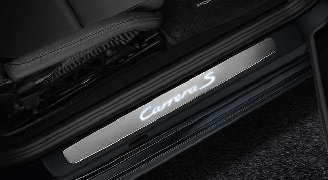 99104480010 - : 991 911 (2012-2019) Door Entry Guards in Stainless Steel - Illuminated for Porsche Image