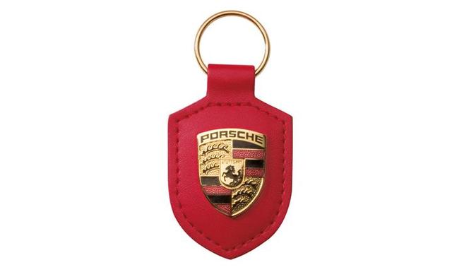 WAP0500920E - : Porsche Crest Keyring - Red for Porsche Image