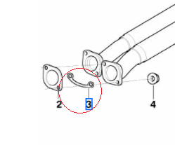 18207528127 - Exhaust: Exhaust Bracket for BMW: Z4 Image