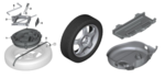 PKG07SPARE - : G07 X7 Emergency Wheel/Spare Tire Kit for BMW Image