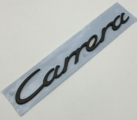 99155923702 - : Matte Black Bumper Cover Emblem - "Carrera" for Porsche: 911 Image