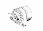 12311711375 - : Alternator (90A) for BMW: 318i, 325, 325e, 325es, 325i, 325is, 325iX, 528e, M3 Image
