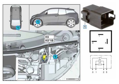 61369207913 - Electrical: Relay for BMW Image
