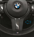 32302345204 - : M Performance Steering Wheel Trim Cover - Alcantara/Carbon Fiber for BMW Image