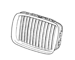 51138195151 - Body: Grille for BMW Image