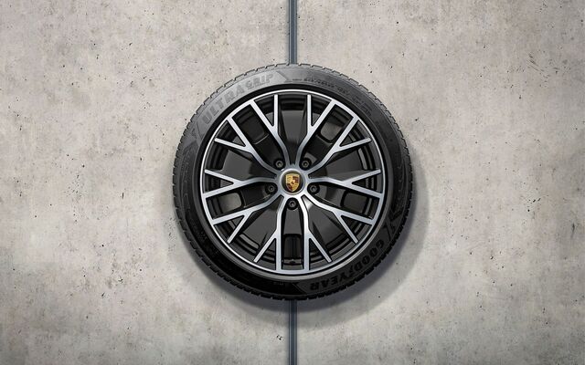 9J1073601F - : 9J1 Taycan Cross Turismo  (2020+) 20" Taycan Turbo S Aero Design Winter Wheel/Tire Set (Pirelli) for Porsche Image