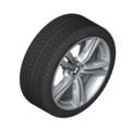 36112464921 - : F15 X5 19" Style 467M Silver Winter Wheel/Tire - 9x19 for BMW Image