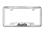 ZAW355016 - : License Plate Frame With Audi Logo - Polished for Audi Image