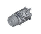 64529399060 - : Compressor with Magnetic Coupler for BMW: 328i, 328i xDrive, 335i, 335i GT xDrive, 335i xDrive, 435i, 435i Gran Coupe, 435i xDrive, 435i xDrive Gran Coupe, 530i, 535i, 535i GT, 535i GT xDrive, 535i xDrive, 540i, 640i, 640i Gran Coupe, 640i xDrive, 640i xDrive Gran Coupe, 640i xDrive Gran Turismo, 740i, 740Li, 740Li xDrive, ActiveHybrid 3, M3, X5, X6 Image