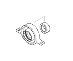 26128615621 - : Center Bearing for BMW: 128i, 135i, 230i xDrive, 320i, 320i xDrive, 325i, 325xi, 328d, 328d xDrive, 328i, 328i xDrive, 328xi, 330e, 330i, 330xi, 335d, 335i, 335i xDrive, 335is, 335xi, 340i xDrive, 428i, 428i Gran Coupe, 430i, 430i Gran Coupe, 435i, 435i Gran Coupe, ActiveHybrid 3, M2, M3, X1 Image