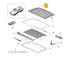 9P1898516A - : Sunroof Glass for Porsche: 911 Image