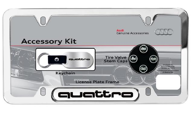 Genuine Audi ZAW-355-011-A | License Plate Frame Gift Kit