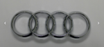 8T08536052ZZ - : Front Rings Emblem (Chrome) for Audi Image
