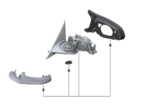 51168059541 - : Exterior Mirror Assembly - Left for BMW Image