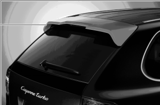 95504480119 - : 9PA Cayenne (2008-2010) Aluminum Colored Roof Spoiler for Porsche Image