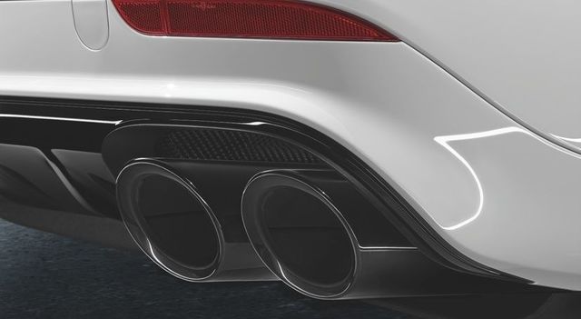 97004420025 - Exterior: 970 Panamera (2014-2016) Sports Tailpipes Set - Black for Porsche Image