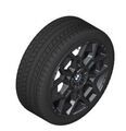 36115B34CC7 - : U11/U10 X1/X2 18" Style 880M Jet Black Star Spoke All-Terrain Winter Wheel/Tire - 7.5Jx18 ET:50 for BMW Image