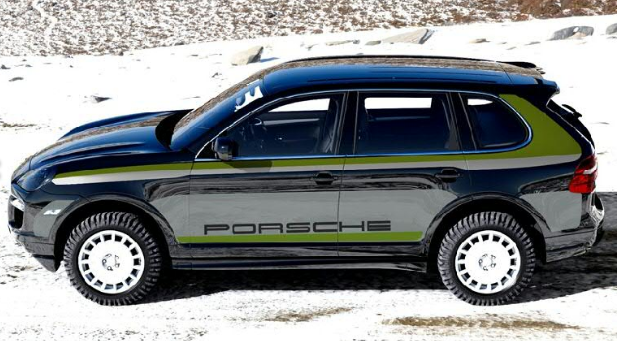 PCG04480700 - : 9PA Cayenne (2003-2010) Decal Set - Green for Porsche Image